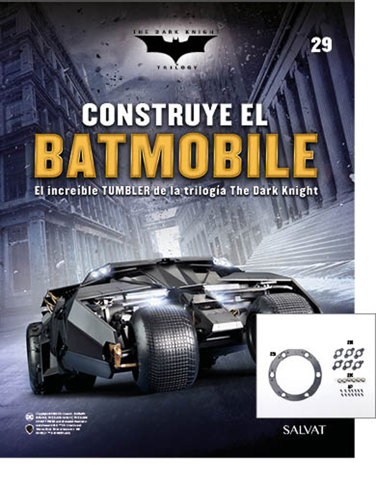 Fascículo Nº 29 + jaula, esferas y soportes de esfera para tu Batmobile