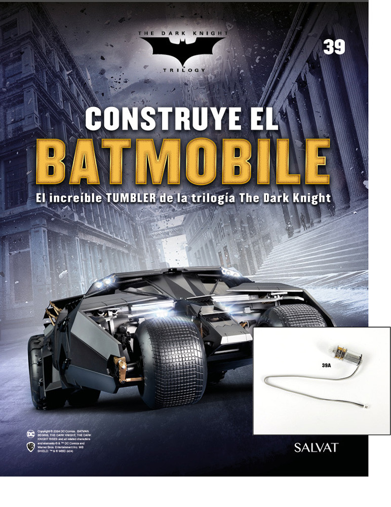 Fascículo Nº 39 + el motor de elevación de tu Batmobile