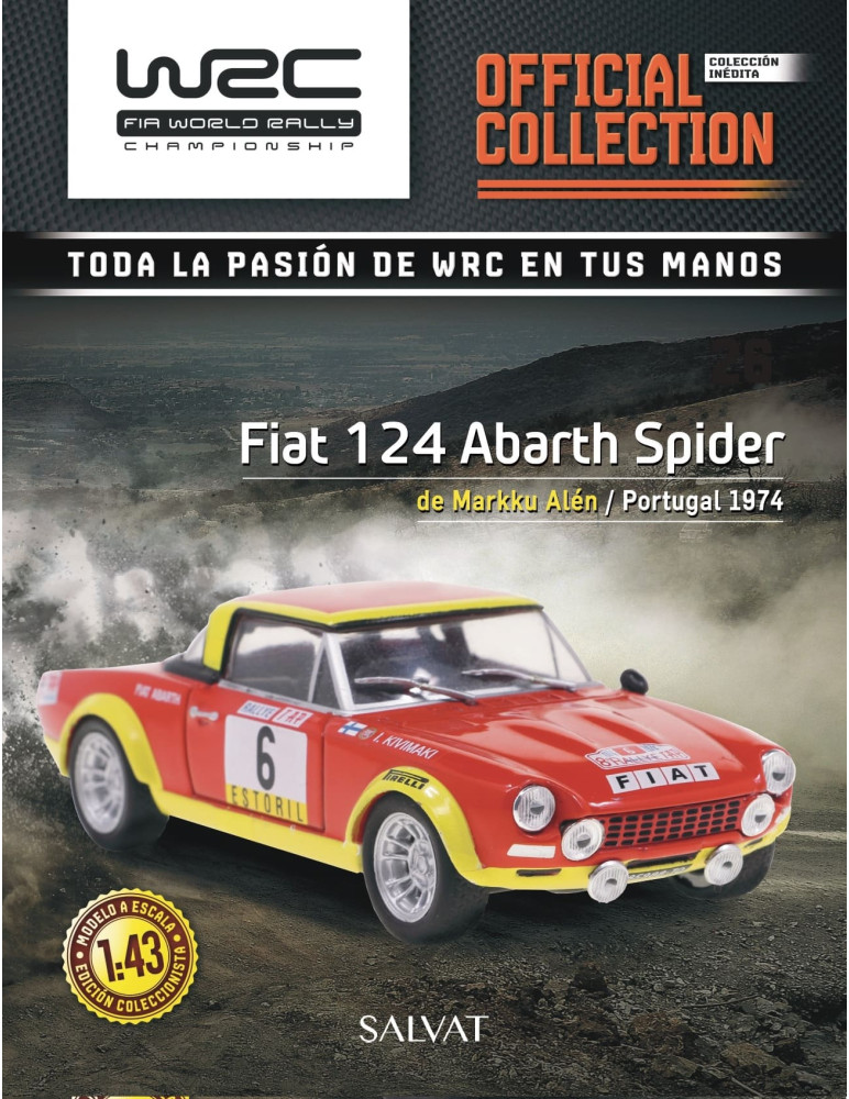 Fiat 124 Abarth Spider / Markku Alén