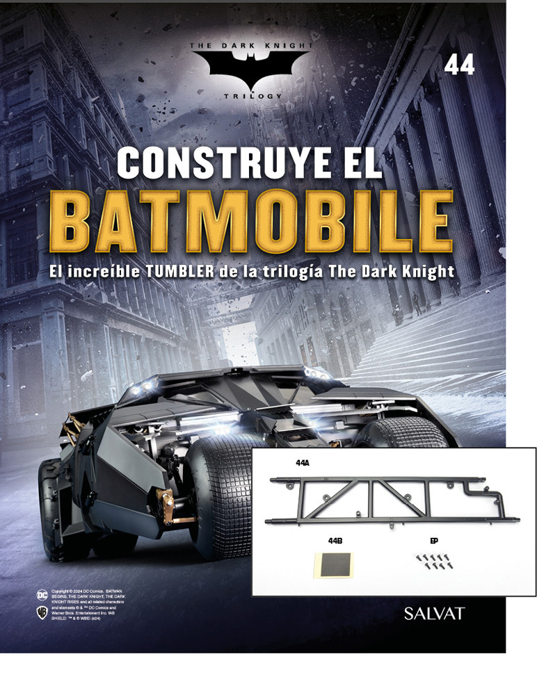 Fascículo Nº 44 + el refuerzo lateral derecho de tu Batmobile