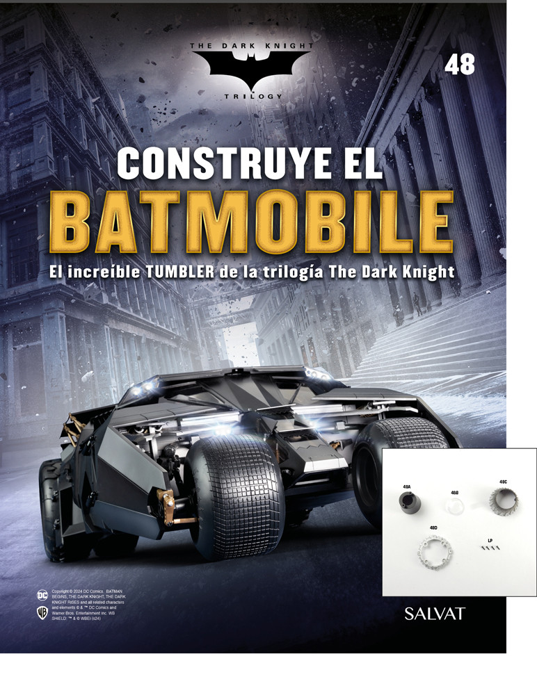 Fascículo Nº 48 + piezas de la tobera de tu Batmobile