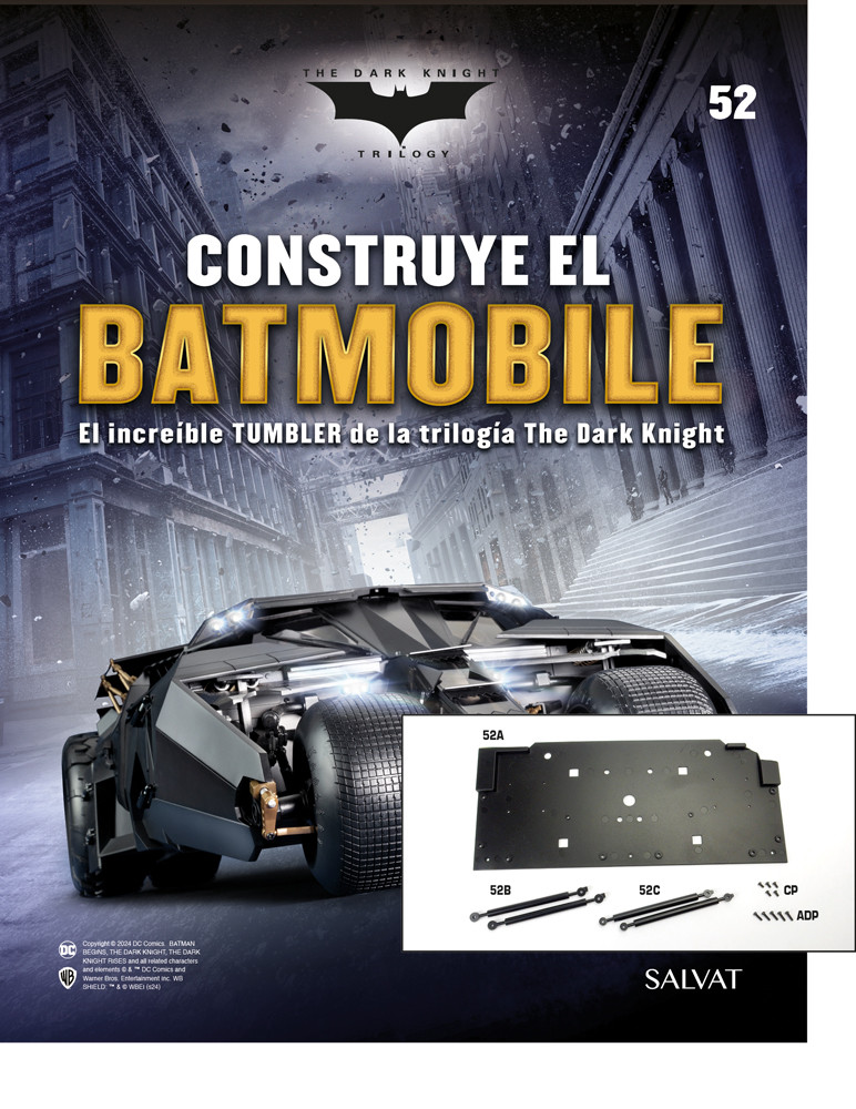 Fascículo Nº 52 + el primer mamparo cortafuegos de tu Batmobile