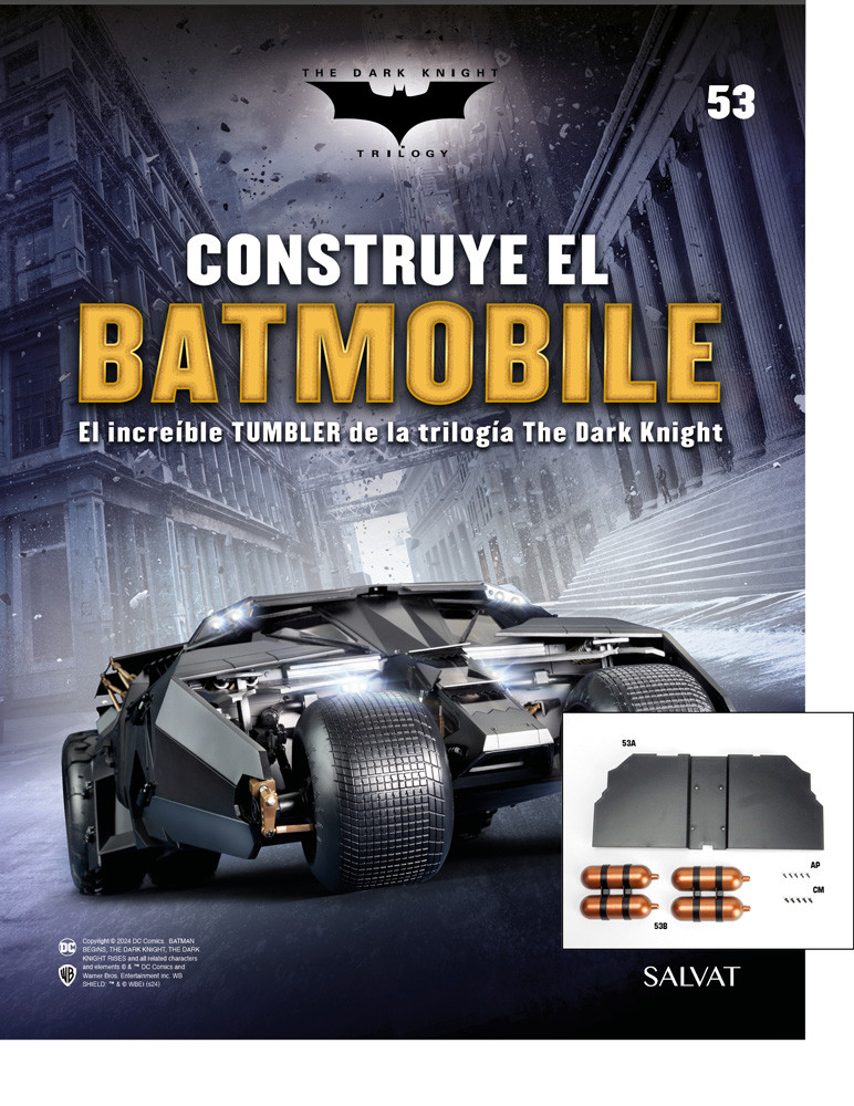 Fascículo Nº 53 + el segundo mamparo cortafuegos de tu Batmobile