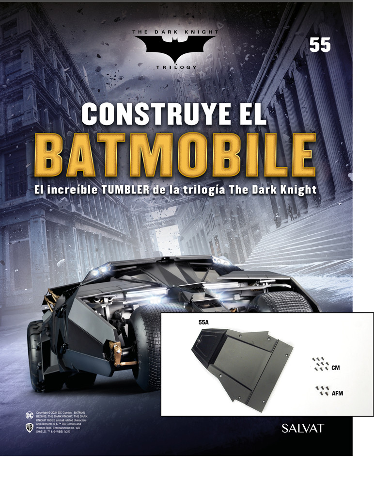 Fascículo Nº 55 + suelo de la sección delantera de tu Batmobile