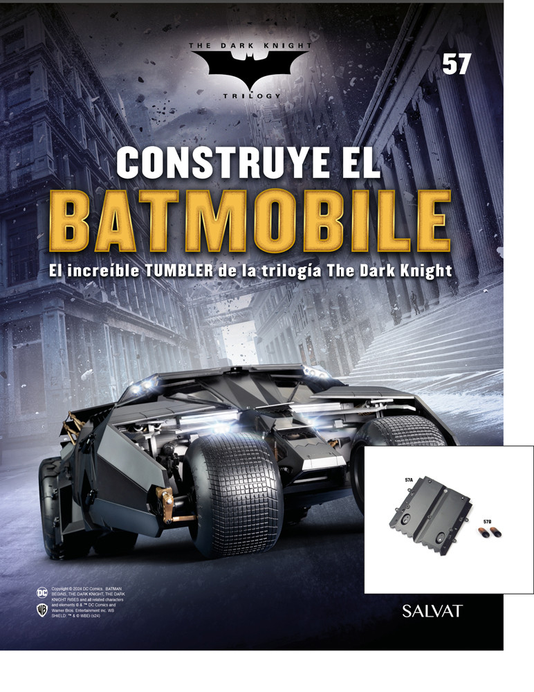 Fascículo Nº 57 + el tablero motor de tu Batmobile