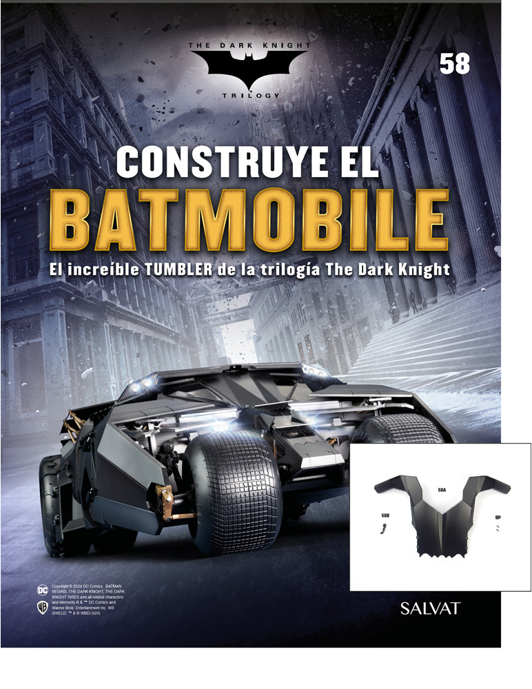 Fascículo Nº 58 + el techo de tu Batmobile con el primer soporte