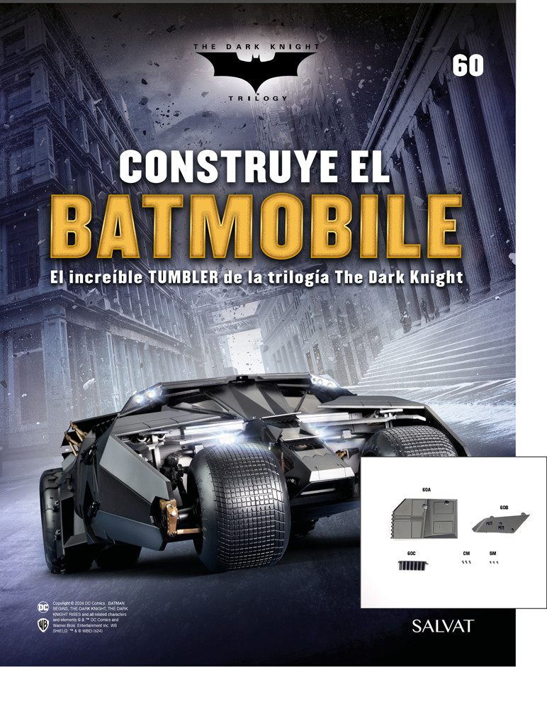 Fascículo Nº 60 + dos alerones y un deflector de tu Batmobile