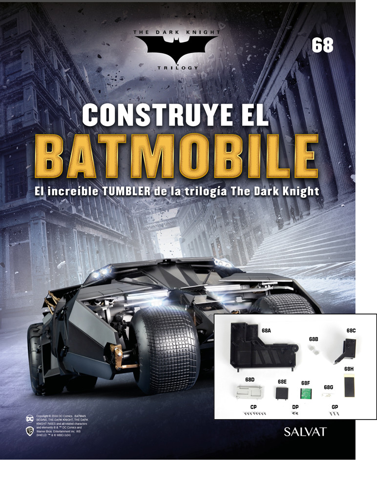 Fascículo Nº 68 + la consola central izquierda de tu Batmobile