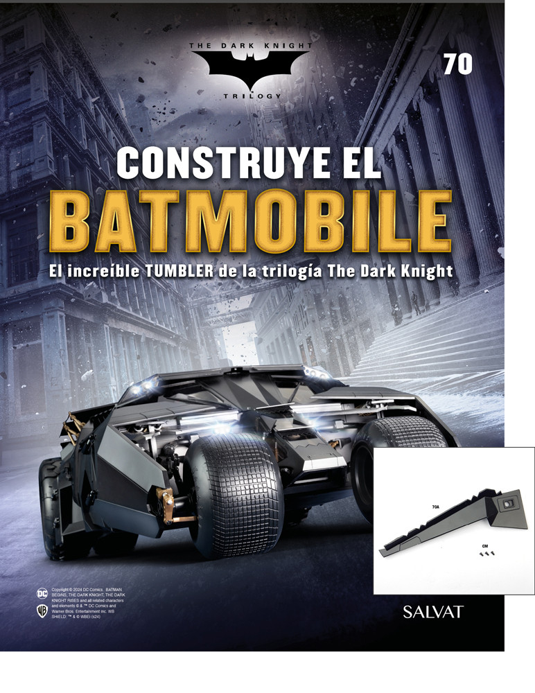 Fascículo Nº 70 + el panel izquierdo de tu Batmobile